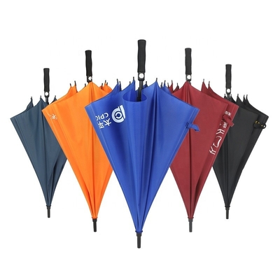 Logo d'impression personnalisé Parapluie droite pour adultes 30 pouces * 8K Conception étanche