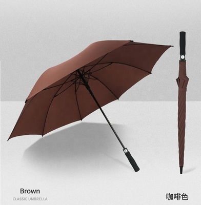Logo d'impression personnalisé Parapluie droite pour adultes 30 pouces * 8K Conception étanche