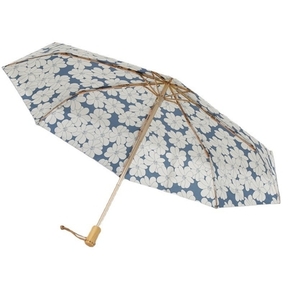 Marché populaire Logo personnalisé Polyester Femelle Parapluie UV Blocage et double objectif