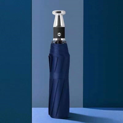 Manche spéciale 3 parapluie pliable imprimée droite pour le soleil et la pluie 120 cm de diamètre ouvert