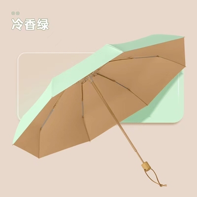 Parapluie de poche ultra-légère colorée pour adultes avec logo imprimé sur mesure et cadre en acier