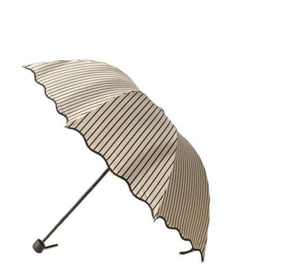 Chaîne d'approvisionnement agile UV résistant au vent Bloc 3Pold Compact Parapluie Logo personnalisé Imprimé