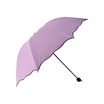 Chaîne d'approvisionnement agile UV résistant au vent Bloc 3Pold Compact Parapluie Logo personnalisé Imprimé