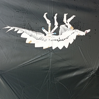 Parapluie pliable d'impression sur mesure avec fonction de changement de couleur magique et cadre en acier