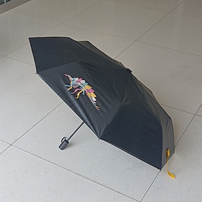 Parapluie pliable d'impression sur mesure avec fonction de changement de couleur magique et cadre en acier