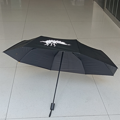 Parapluie pliable d'impression sur mesure avec fonction de changement de couleur magique et cadre en acier