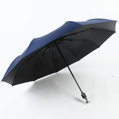 Un parapluie à 10 côtes automatique avec logo personnalisé