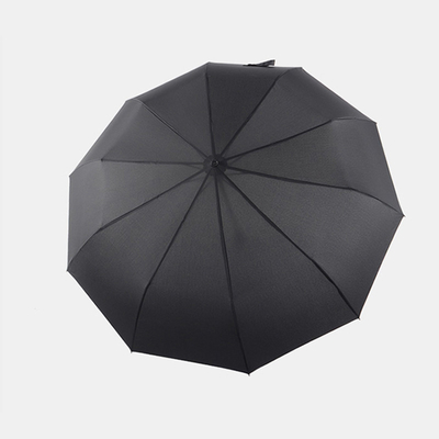 Dual parapluie imperméable à la roue en caoutchouc avec conception minimaliste et impression de logo personnalisé