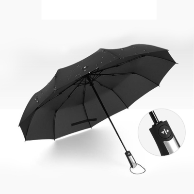Marché de parapluies automatiques pliants populaires protection UV imperméable à l'eau Logo personnalisé imprimé