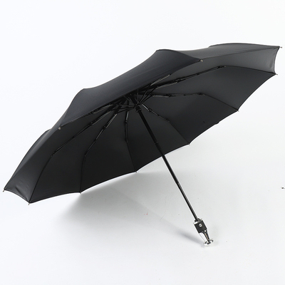 Parapluie publicitaire à commande manuelle avec impression de logo personnalisé et arbre en fibre de verre