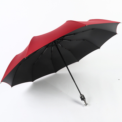 Parapluie publicitaire à commande manuelle avec impression de logo personnalisé et arbre en fibre de verre