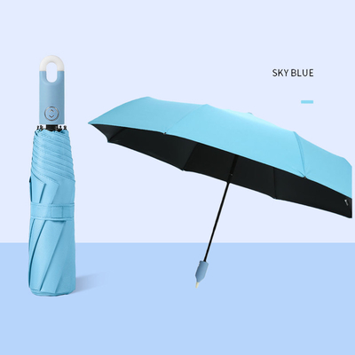 Meilleur design porte-clés parapluie pour les voyages Logo personnalisé Imprimé automatique 3 fois