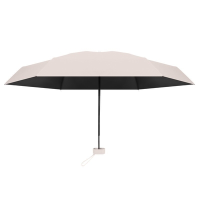Mini parapluie solaire à double usage pour femmes à 5 couches avec protection UV et logo personnalisé