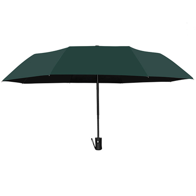 Parapluie anti-UV pliable à 3 pouces ouverte entièrement automatique à l'épreuve du vent avec logo personnalisé
