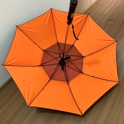 Marché populaire parapluie de ventilateur d'été résistant aux UV parapluie de ventilateur imperméable 41 In Dia parapluie de soleil extérieur parapluie de ventilateur