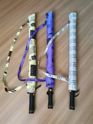 Parapluie à ventilateur avec bloc UV imperméable à l'eau et au vent frais Parapluie à charge de batterie