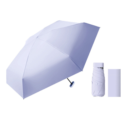 Mini Voyage Compact Parapluie étanche Petit pliable légers Parapluie solaire et pluvieuse avec protection UV