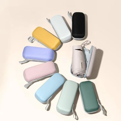 Mini Voyage Compact Parapluie étanche Petit pliable légers Parapluie solaire et pluvieuse avec protection UV